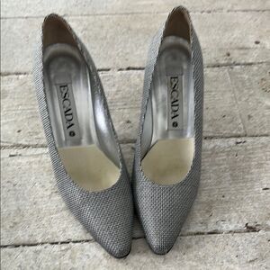 Vintage 80s ESCADA Black And White Heel Size 8